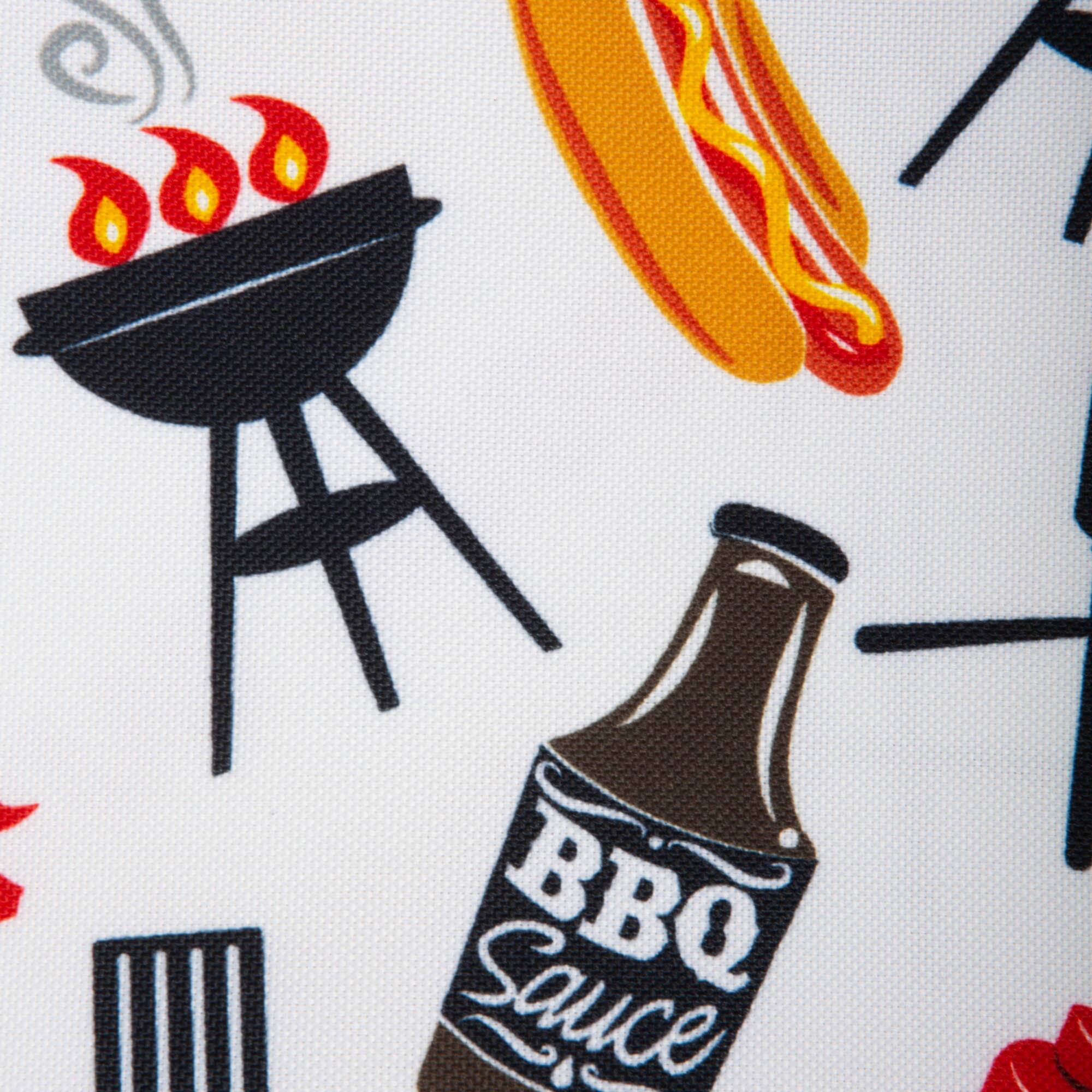 Bbq Fun Print Outdoor Placemat (Set of 6)